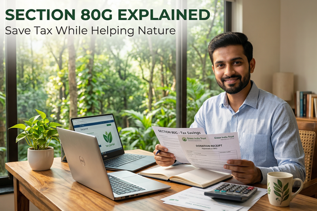 Section 80G Explained – Save Tax While Helping Nature